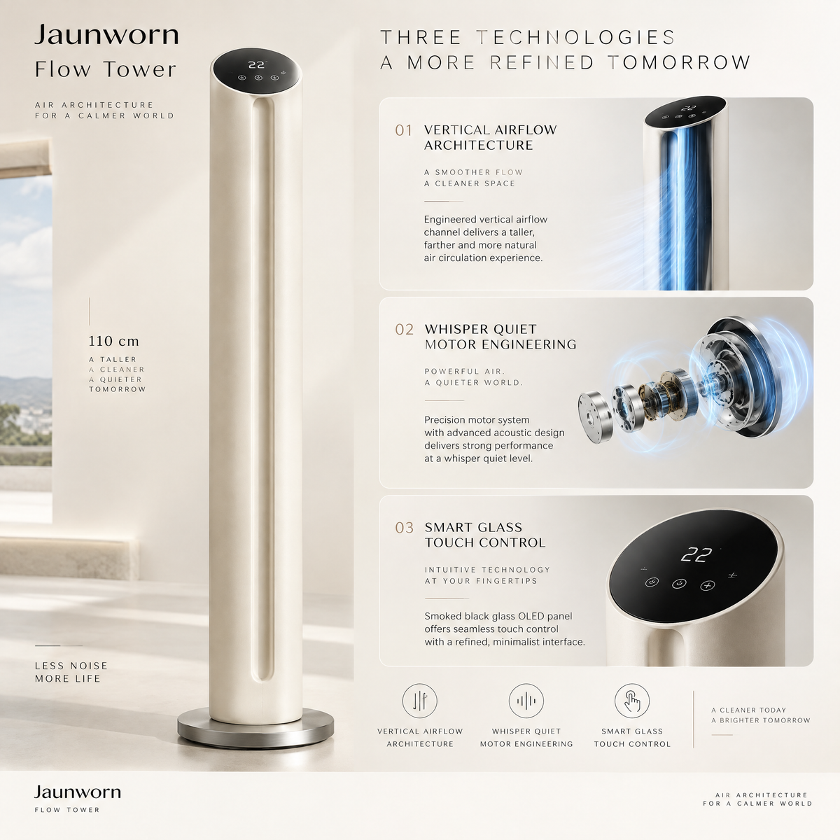 Jaunworn Flow Tower™ Vertical Air Architecture