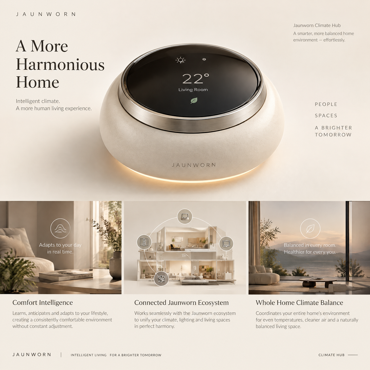 Jaunworn Climate Hub™ | Smart Home Climate Controller
