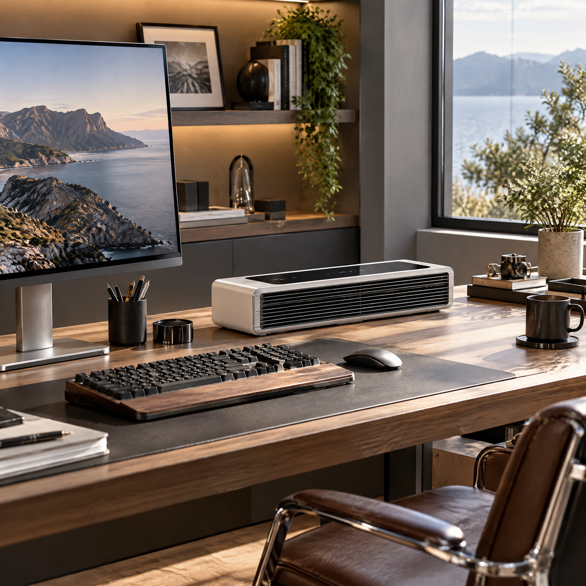 Jaunworn Flow Desk™ | Smart Desktop Air Engine
