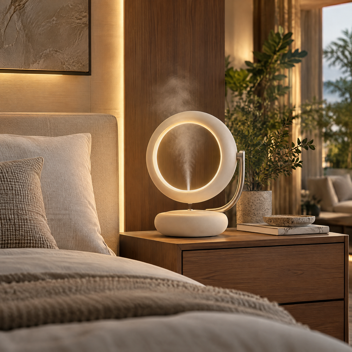 Jaunworn Mist Halo™ Smart Humidity Sculpture