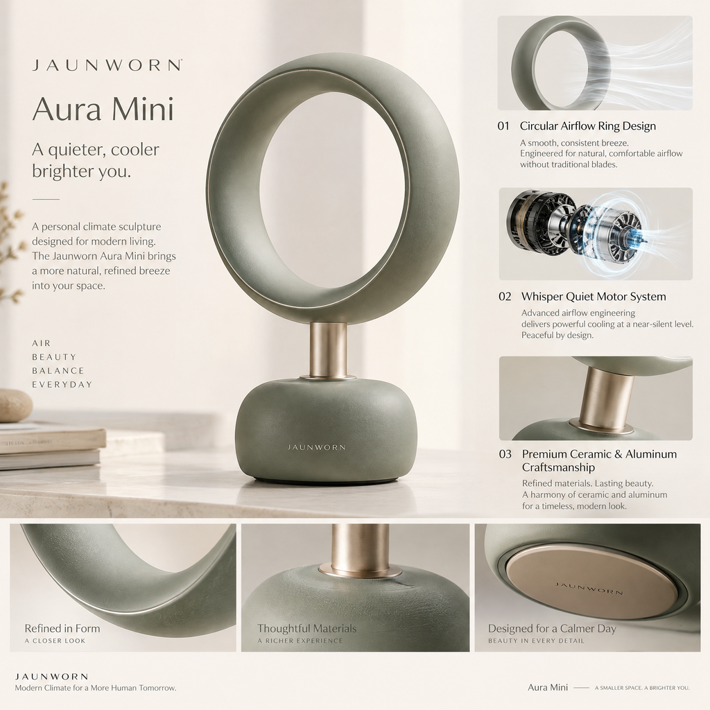 Jaunworn Aura Mini™ Personal Climate Sculpture