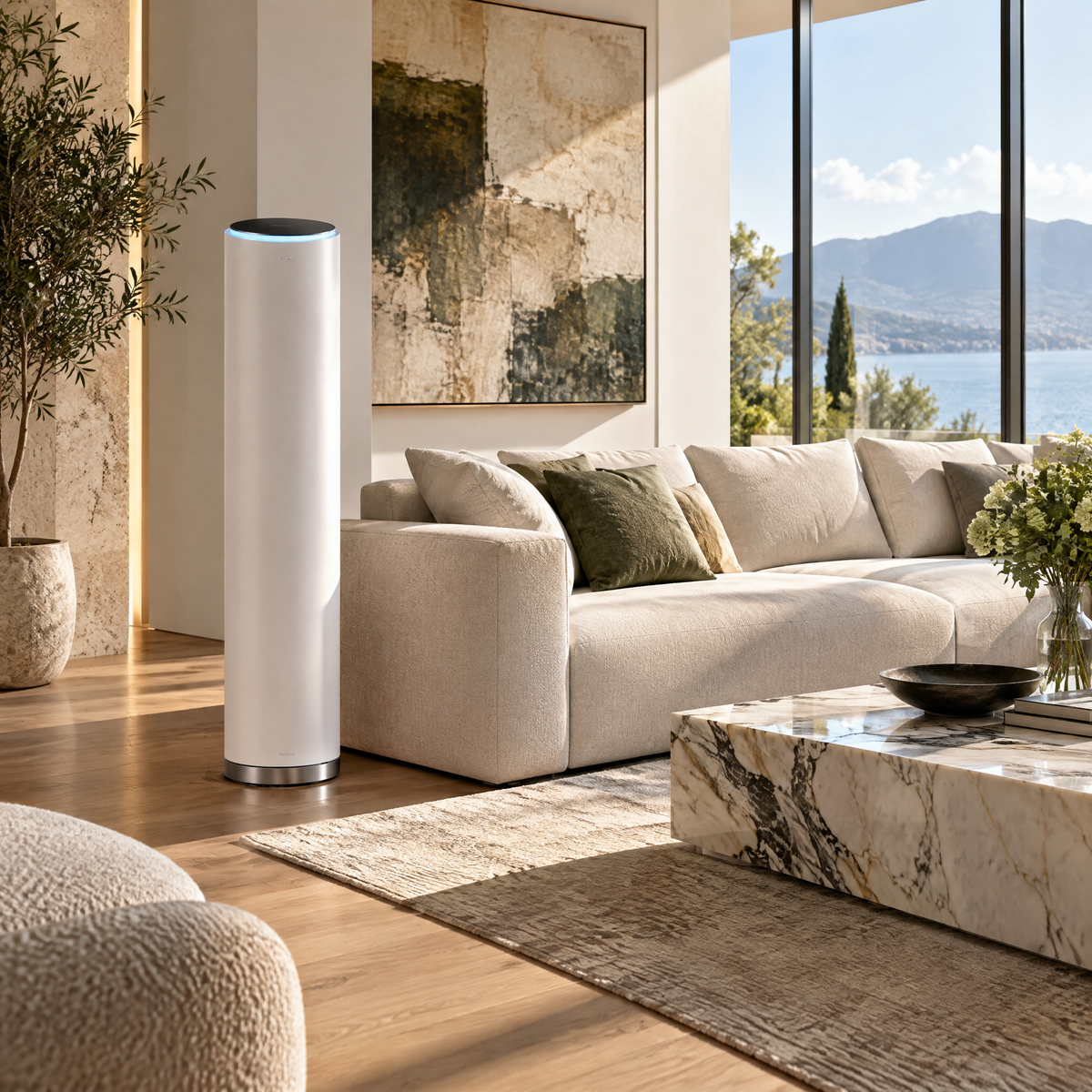 Jaunworn Pure Air Tower™ | Whole Room Air Purification Architecture
